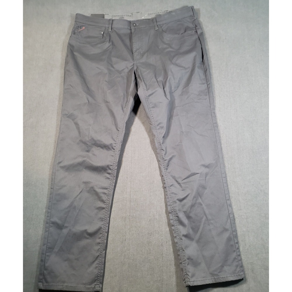 Copper & Oak Everyday Pant Mens 40x32 Forged Iron Gray Modern Fit Stretch Chino